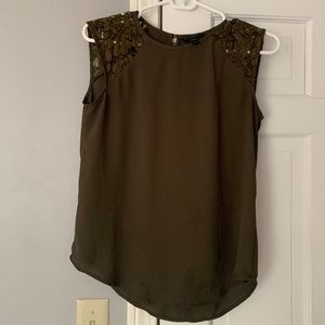 J. Crew Olive Green Tank Top